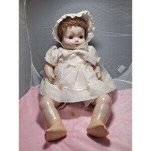 Rare ANTIQUE VINTAGE 1930s EFFANBEE LOVUMS DOLL 22" COMPOSITION MOHAIR WIG